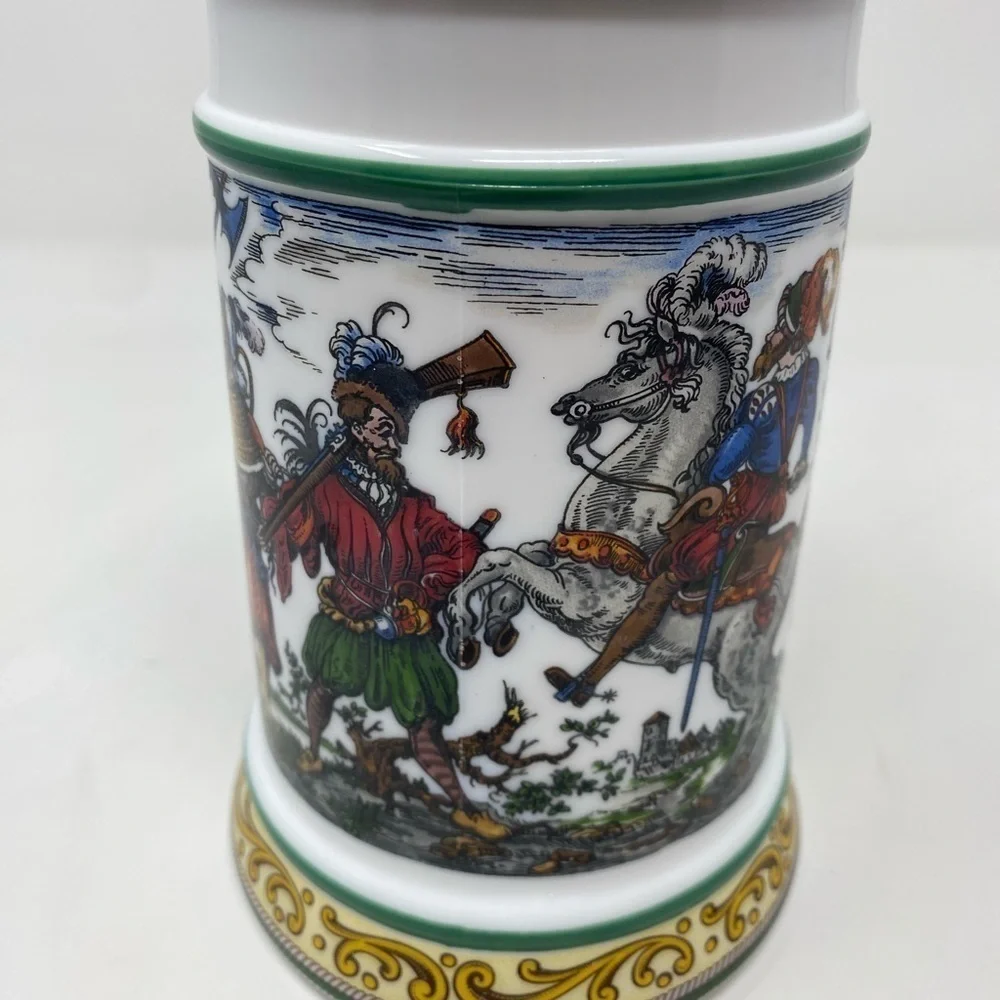 Vintage Original German BMF Beer Stein Mug with Lid - Picture 3 of 8